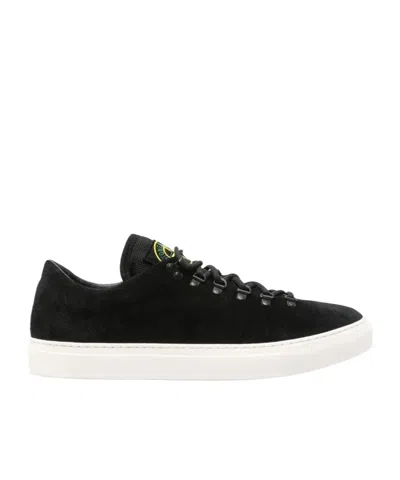STONE ISLAND STONE ISLAND COMPASS-PATCH LACE-UP SNEAKERS