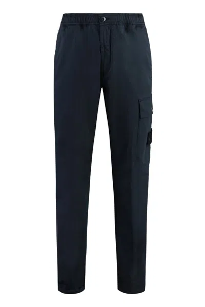 Stone Island Men's Pants In Blue