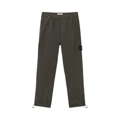 Pre-owned Stone Island Compass Patch Straight Pants 'military Green' | Men's Size 36
