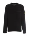 Stone Island Compass-patch Sweatshirt In Blue