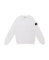 Stone Island Compass-patch Sweatshirt In White