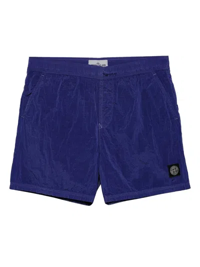 Stone Island Compass-patch Swim Shorts