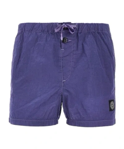 Stone Island Compass-patch Swim Shorts