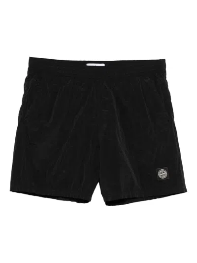 STONE ISLAND COMPASS-PATCH SWIM SHORTS