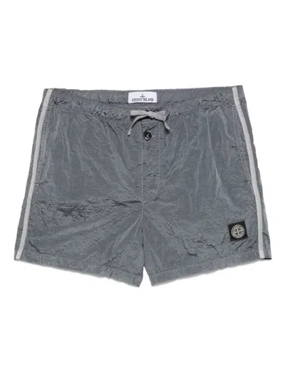 STONE ISLAND STONE ISLAND COMPASS PATCH SWIM SHORTS
