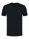 Stone Island Compass-patch T-shirt In Black