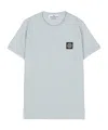 Stone Island Compass-patch T-shirt In Blue
