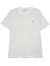 Stone Island Compass-patch T-shirt In Grey
