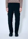 Stone Island Men Compass Patch Cargo Pants In Black