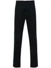 Stone Island Compass-patch Trousers In Blue