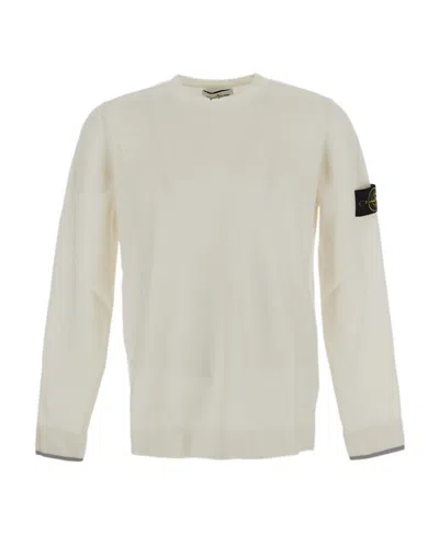 STONE ISLAND STONE ISLAND COMPASS PATCH CREWNECK JUMPER