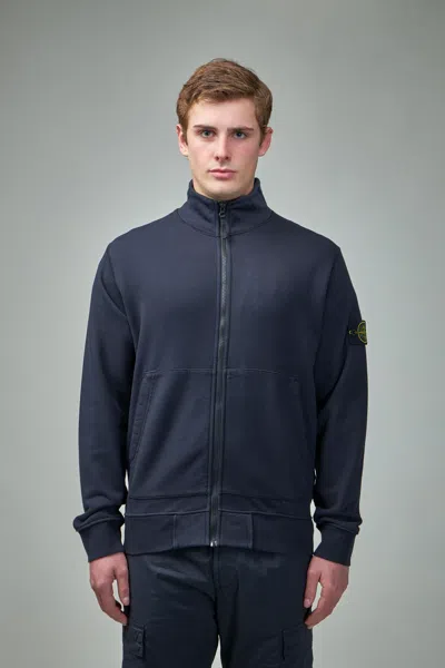 STONE ISLAND COMPASS PATCH ZIP-UP CARDIGAN