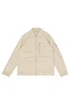 Stone Island Ghost Organic-cotton Jacket In Beige