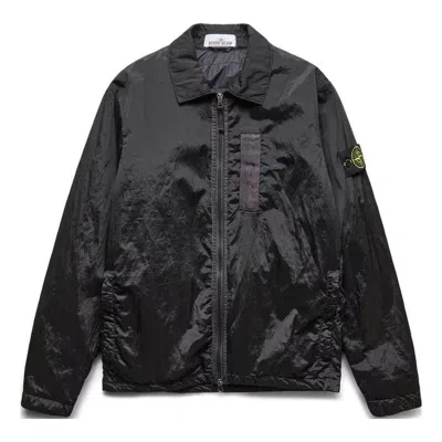 Stone Island Compass Patch Zipped Jacket 'black'