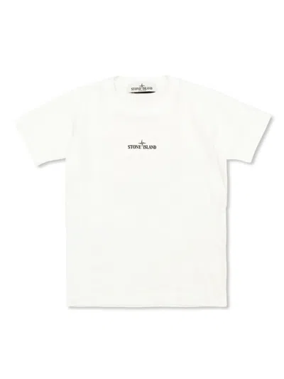 STONE ISLAND COMPASS-PRINT COTTON T-SHIRT