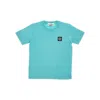 Stone Island Compass Rose Patch T-shirt Kids In Blue
