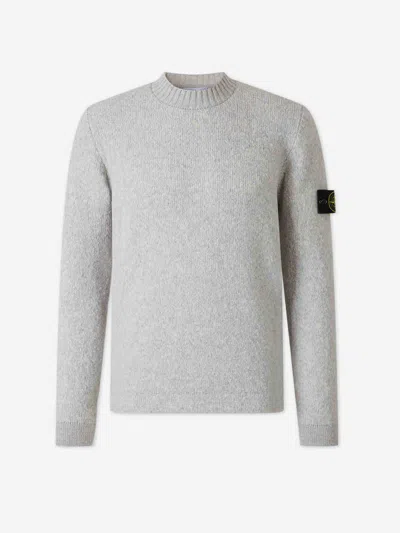 Stone Island Compass Sweater In Gray