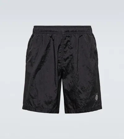 Stone Island Swim Shorts In Black