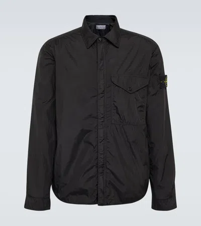 Stone Island Compass Technical Jacket In Black