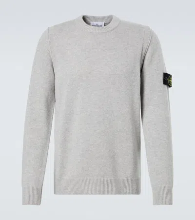 STONE ISLAND COMPASS WOOL-BLEND SWEATER