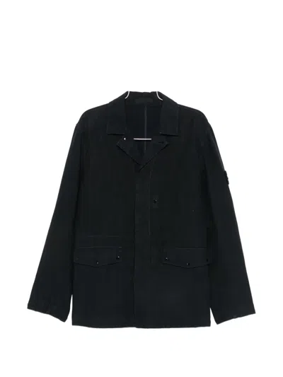 Stone Island Compass-badge Jacket In Black