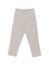 Stone Island Compass-patch Cargo Pants In Gray