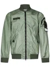 Stone Island 3l Tc Membrane Bomber Jacket In Green