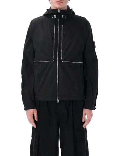 Stone Island 4100020 Nylon Metal Watro-tc In Econyl In Black