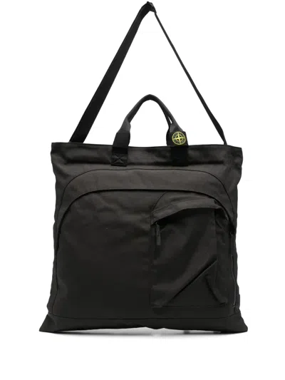 Stone Island Cordura® 1500 Tote Bag In Grey