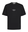 Stone Island Regular Fit Graphic T-shirt With Archivio Print In Black