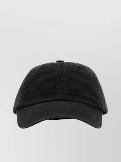 STONE ISLAND COTTON BASEBALL CAP CURVED BRIM