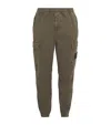 Stone Island Cotton-blend Cargo Trousers In Green