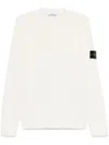 Stone Island Compass-badge Sweater In Beige