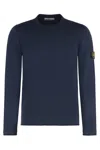 Stone Island Cotton-blend Sweater In Blue