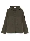 Stone Island Drawstring Hooded Jacket Pockets