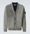 Stone Island Cotton Cardigan In Grey