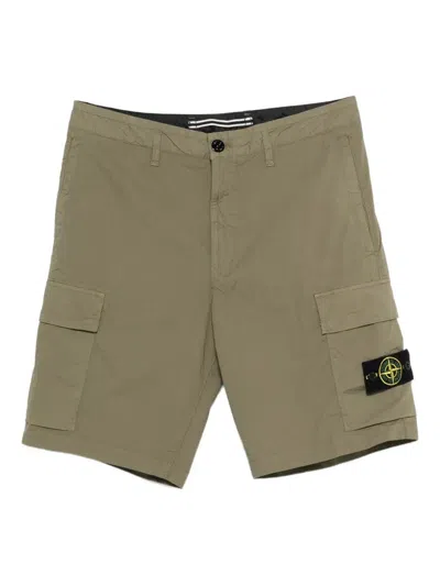 Stone Island Cotton Cargo Pants In Multi
