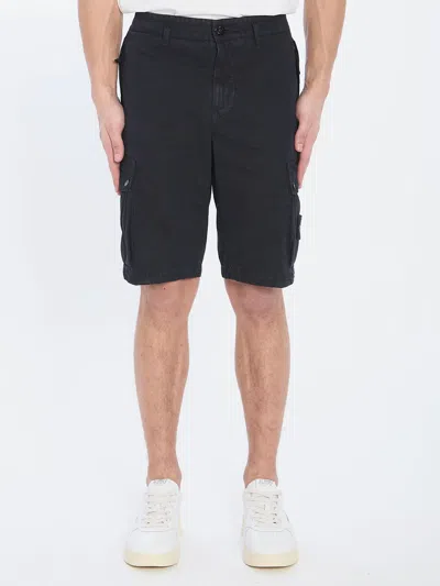 STONE ISLAND STONE ISLAND COTTON CARGO SHORTS
