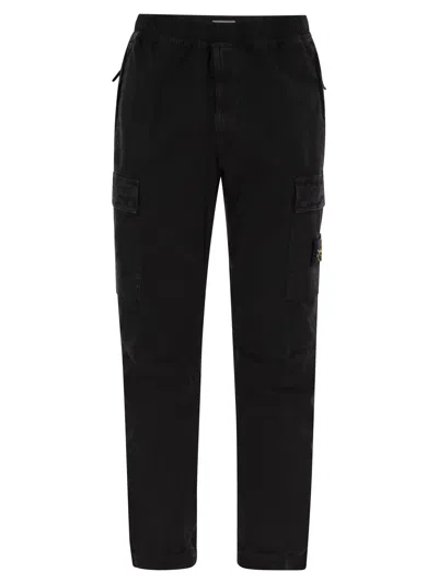 STONE ISLAND STONE ISLAND COTTON CARGO TROUSERS