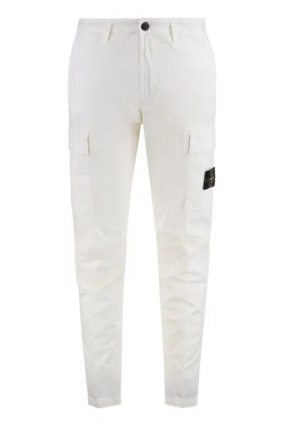 Stone Island Cotton Cargo-trousers In Beige