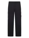 Stone Island Cotton Cargo Trousers Clothing In Black