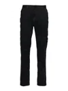 Stone Island Cotton Cargo Trousers With Pockets In Blue