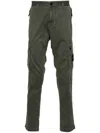 STONE ISLAND STONE ISLAND COTTON CARGO TROUSERS WITH POCKETS