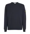Stone Island Midnight Blue Cotton Sweatshirt In Blue