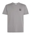 Stone Island Cotton Compass T-shirt In Gray