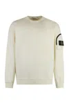Stone Island Garment Dyed Zip Arm Pocket Sweatshirt