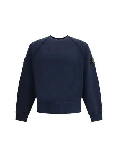 STONE ISLAND COTTON CREW NECK SWEATSHIRT