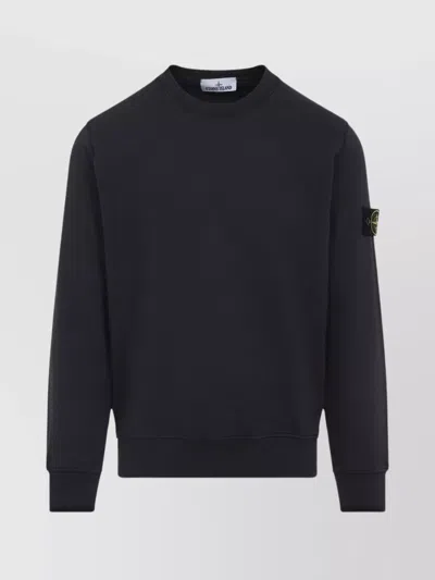 STONE ISLAND COTTON CREW NECK SWEATSHIRT