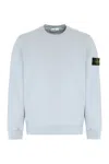 Stone Island Compass-badge Crewneck Sweatshirt In Blue