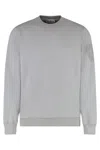 Stone Island Ghost Grey Crewneck Sweater In Gray